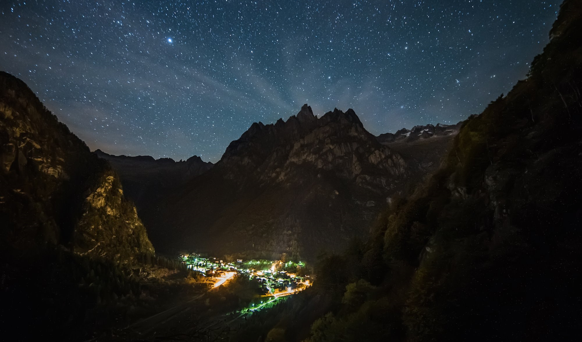 Val Masino notturna